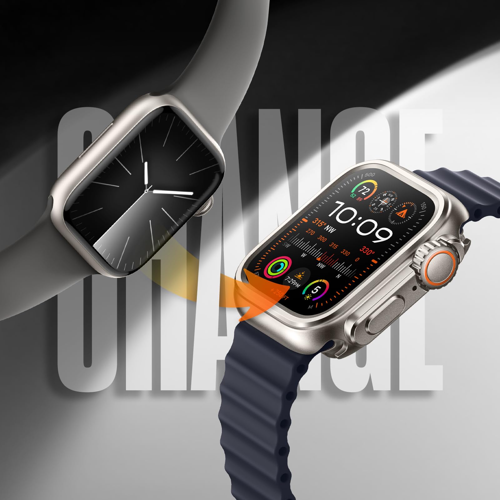 Amazon.co.jp: [Suitisbest] アップルウォッチカバー 45mm Apple Watch